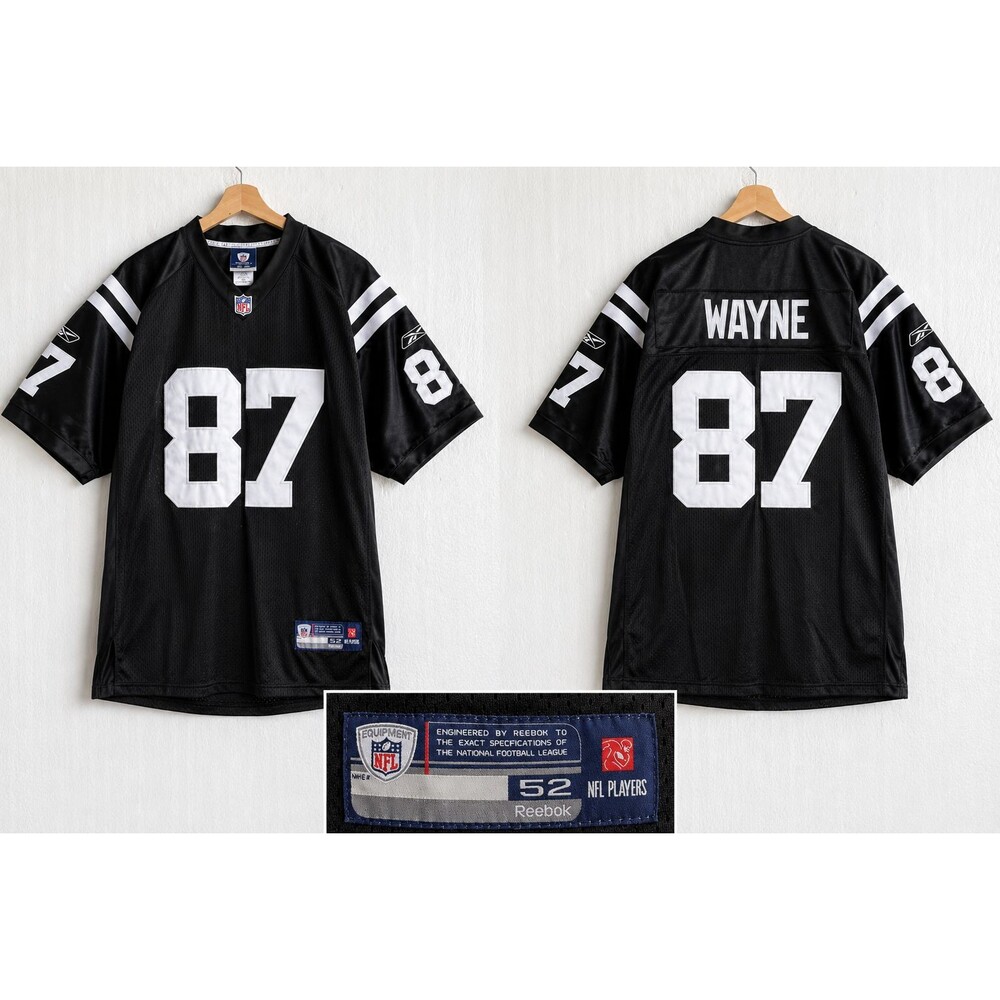 Reebok Indianapolis Colts #87 Reggie Wayne NFL On Field Jersey Men’s Size 52